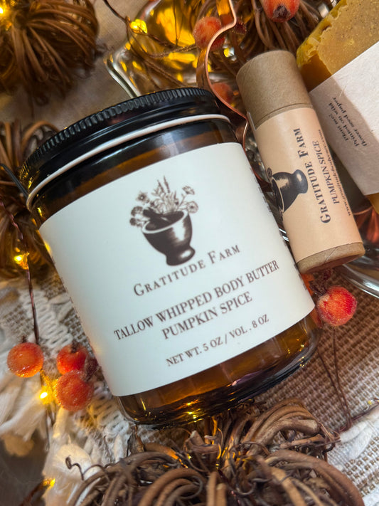 Pumpkin Spice Whipped Tallow Body Butter