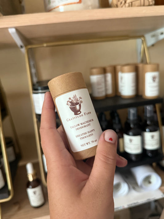 Magnesium Deodorant — Natural Odor Protection with Clean, Farm-Based Ingredients