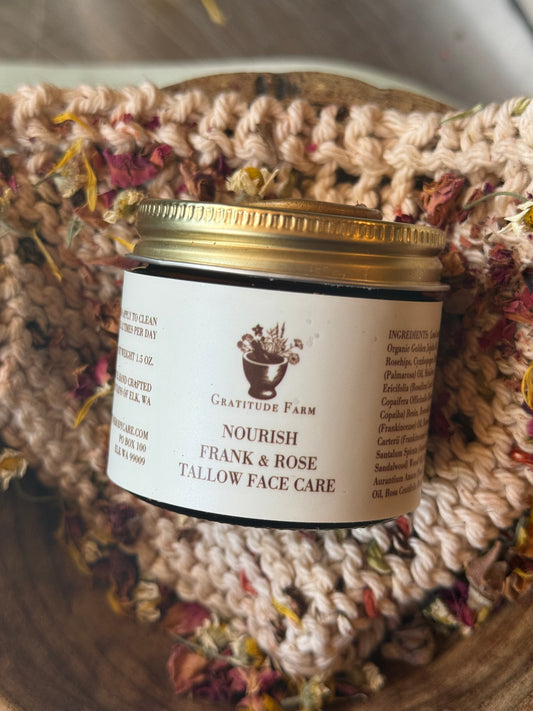 Face: Nourish – Whipped Tallow Frankinscense & Rose